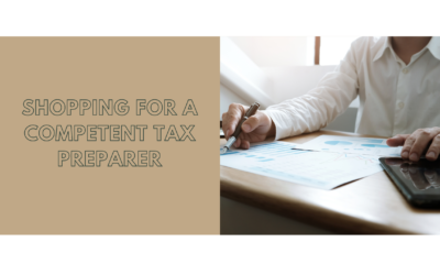Shopping for a Competent Tax Preparer
